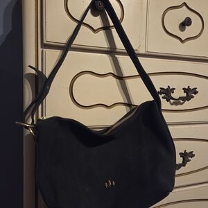 Portland Leather Goods Small Slouchy Shoulder Bag---peppercorn